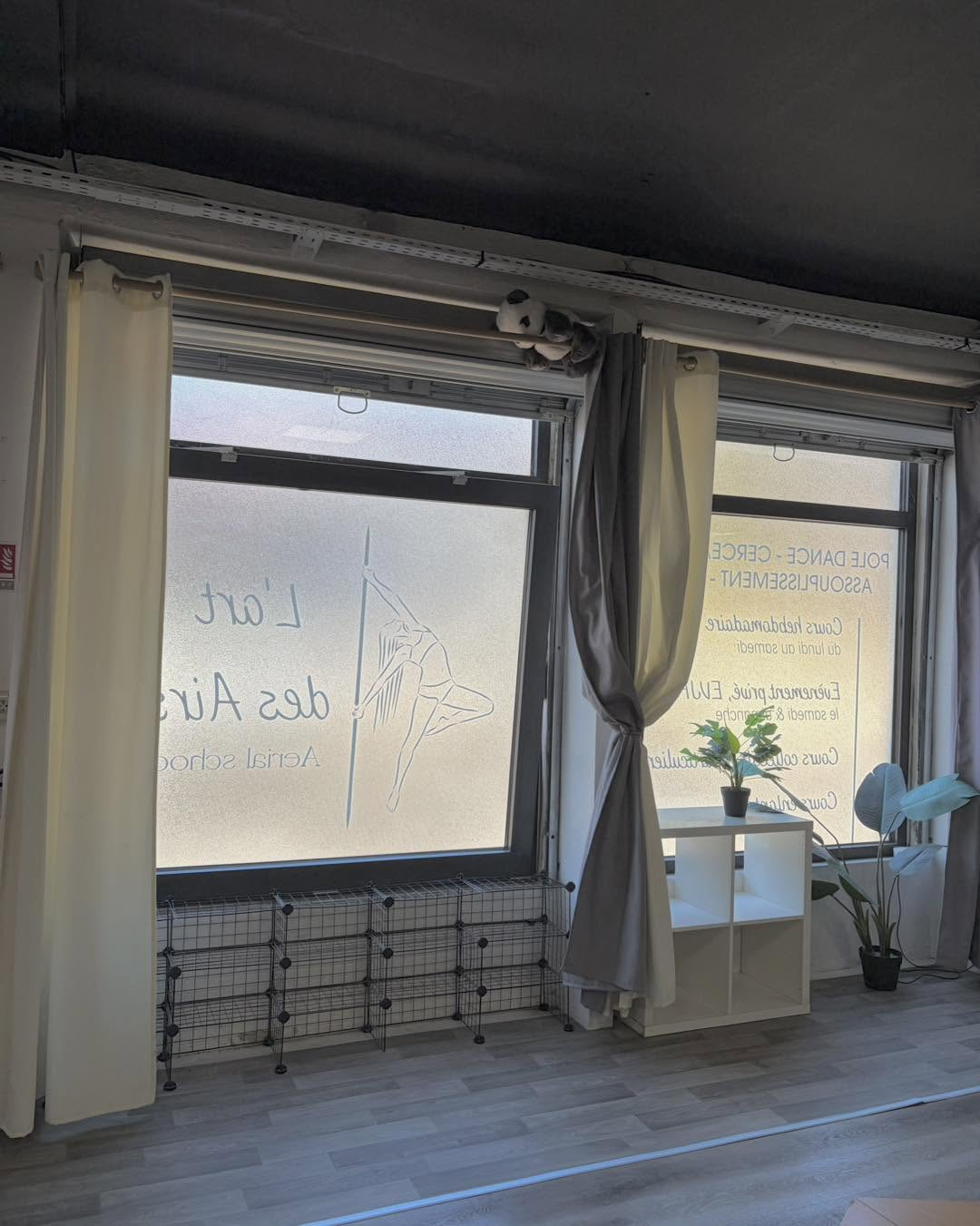 Vitrine studio école aérienne